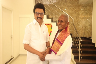 முதலமைச்சர் மு.க.ஸ்டாலினுடன் 'இசைஞானி' இளையராஜா