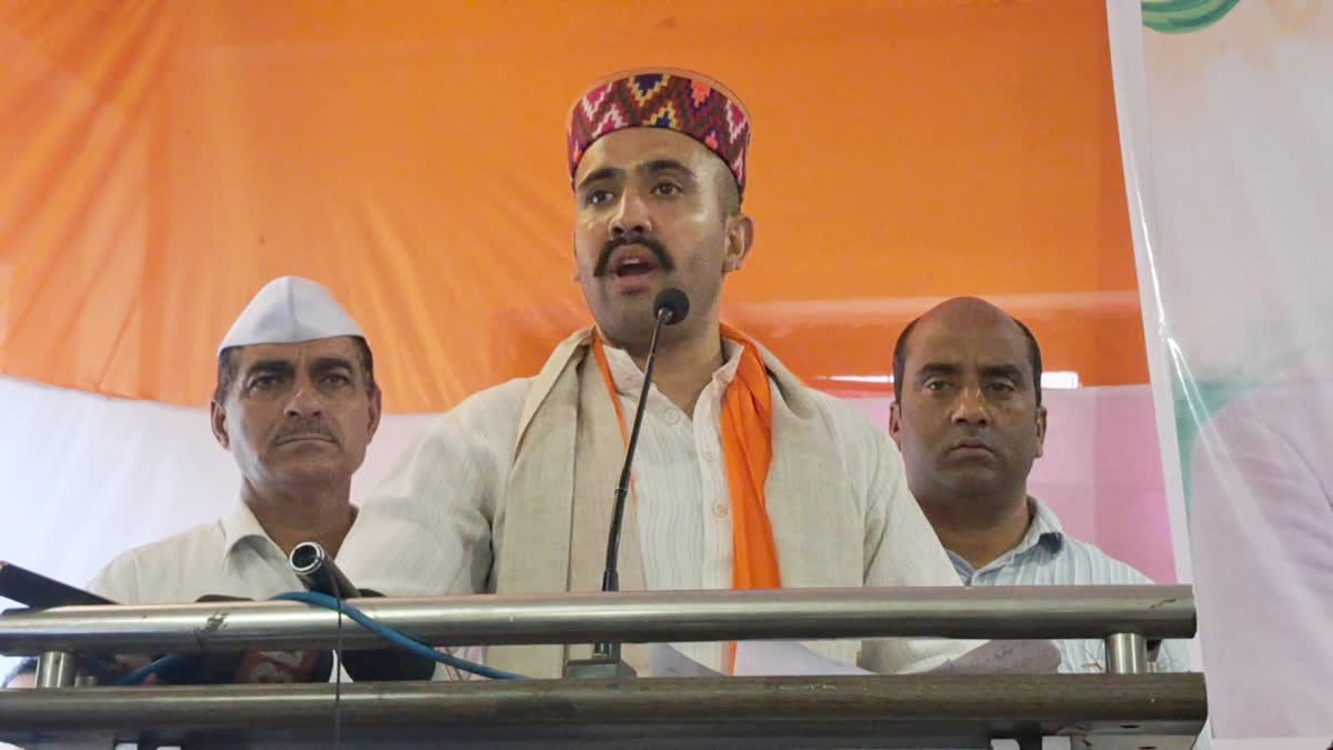 VIKRAMADITYA SINGH TARGETS BJP