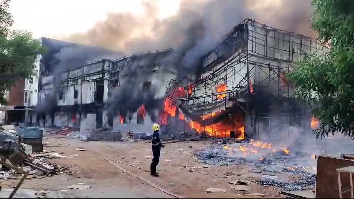 Massive Fire Accident at Nandigama Pharma Company