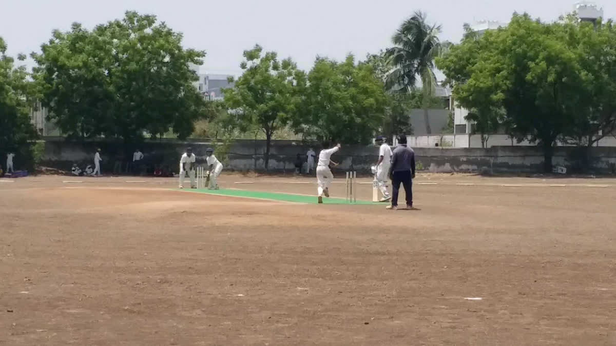 Etv BharatUNDER 14 CRICKET IN BHAVNAGAR