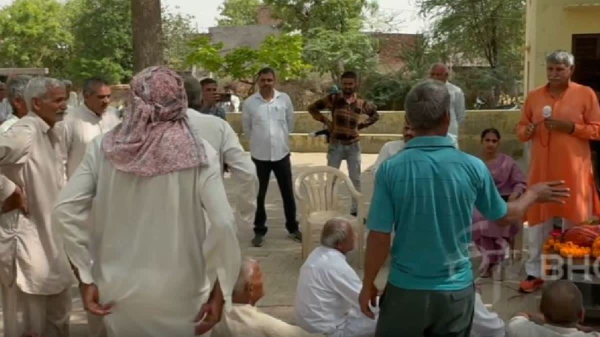 Haryana: BJP's LS candidate Faces Villagers' Protest during Poll Campaign