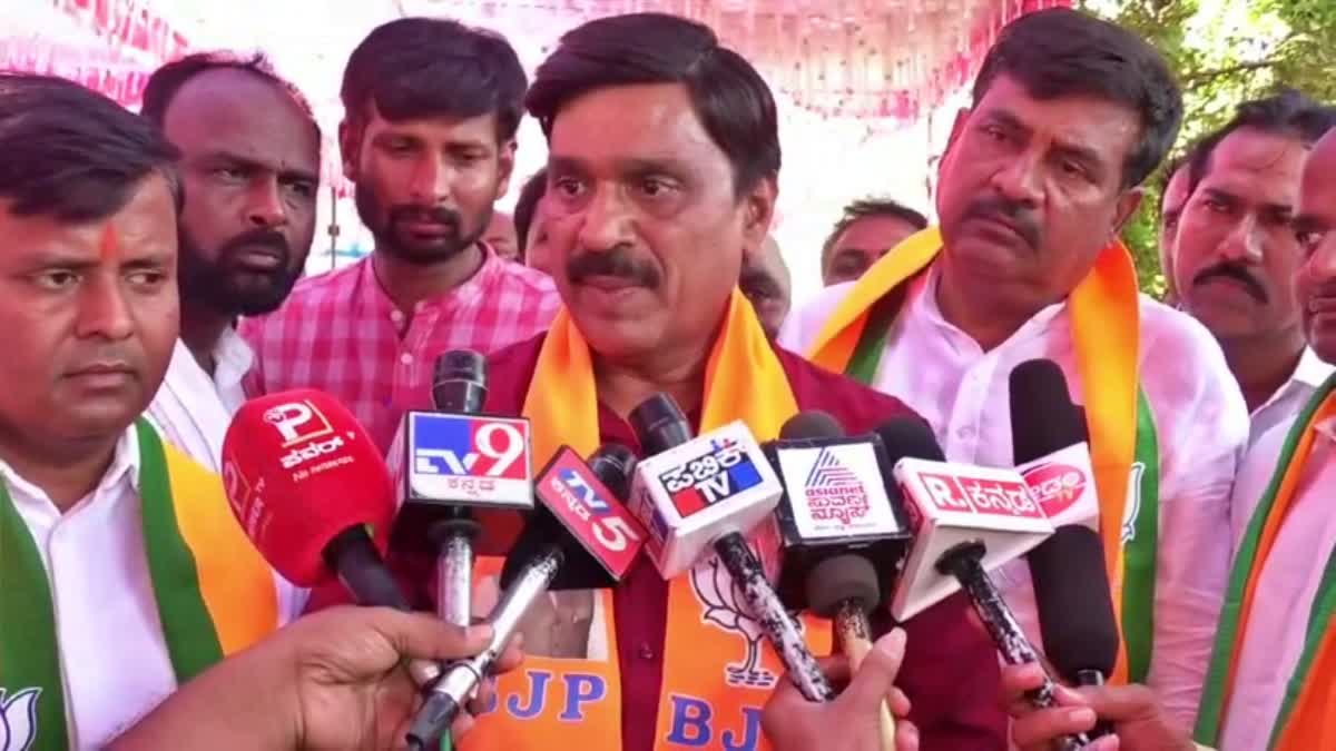 MLA G. Janardhana Reddy spoke to the media.