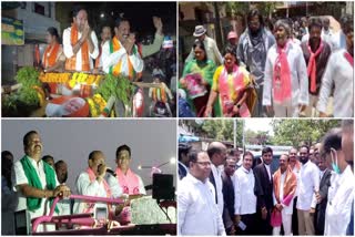 Leaders Election Campaign in Telangana