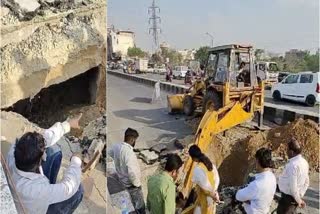 Road Caved In Jaipur