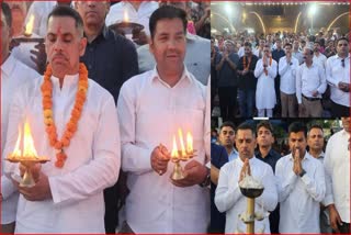 Robert Vadra performed Ganga Aarti