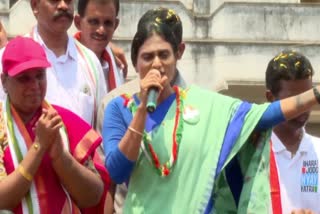 YS Sharmila election campaign in Payakaraopeta live