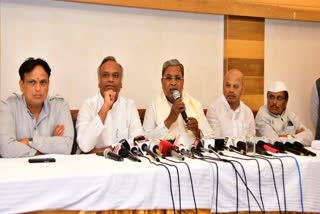 CM Siddaramaiah spoke at a press conference.