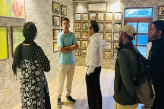 Rahul Dravid visited Jhalana Safari.