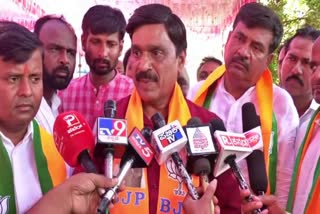 MLA G. Janardhana Reddy spoke to the media.