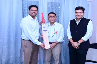 Former Indian cricketer Sunil Gavaskar on Jamshedpur tour