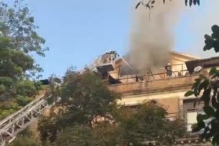 Mumbai Fire Breaks  in ED Office