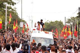 தவெக தலைவர் விஜய்