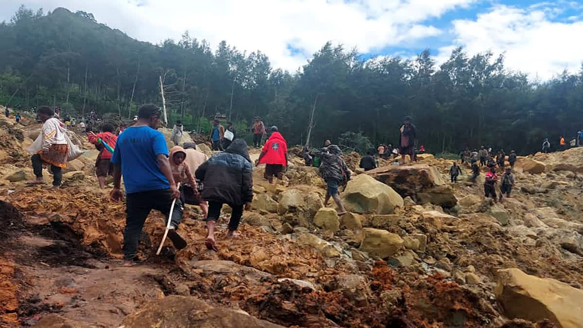 Papua New Guinea Says Friday's Landslide Buried More Than 2,000 People and Formally Asks for Help