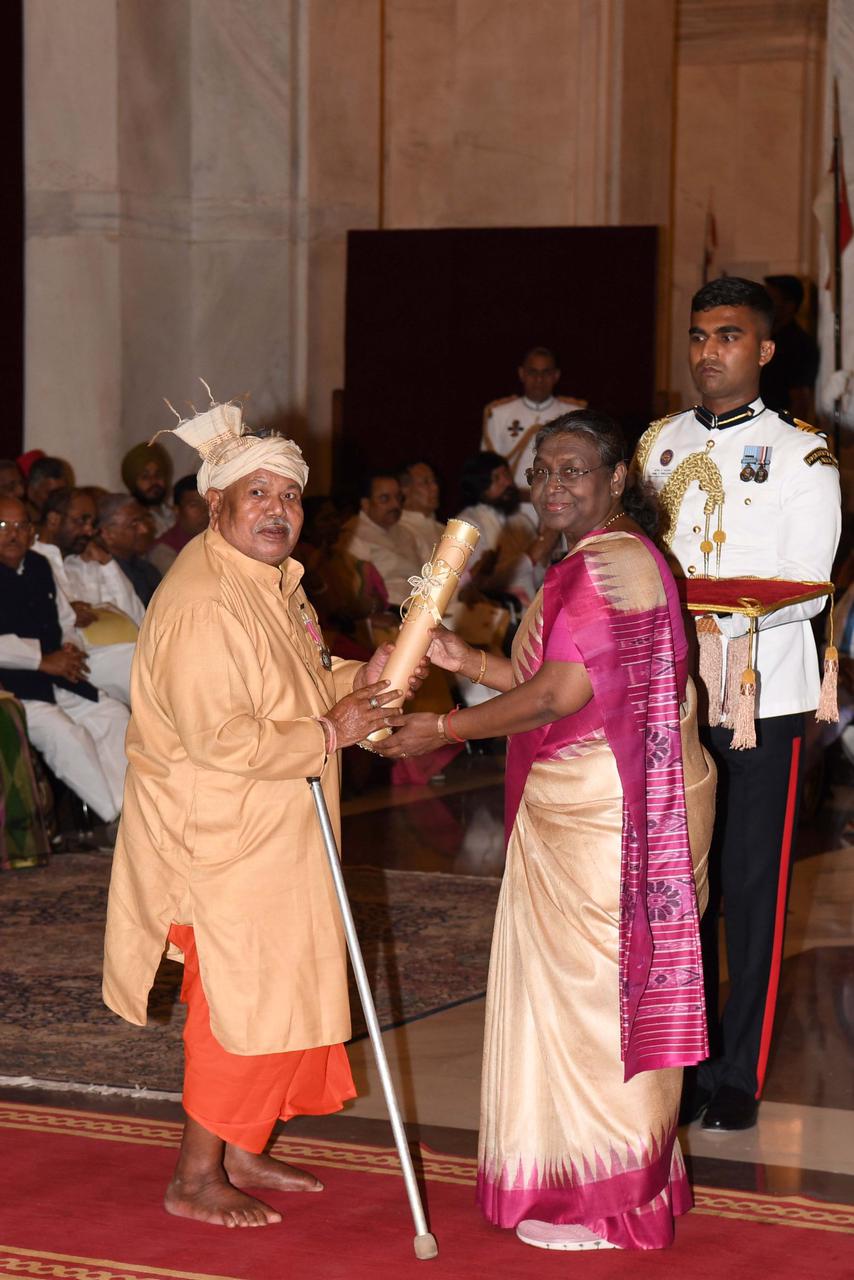 Padma Shri awardee Vaidyaraj Hemchand Manjhi