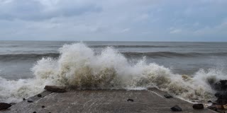 Digha Sea Beach Situation After Cyclone Remal