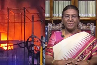 President Droupadi Murmu condoles the Death of newborns in Delhi fire Accident