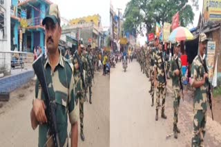 Flag March By police in Nimapara