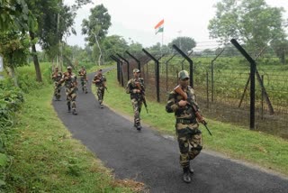 ಗಡಿ ಗಸ್ತಿನಲ್ಲಿರುವ ಬಿಎಸ್‌ಎಫ್ ಸಿಬ್ಬಂದಿ