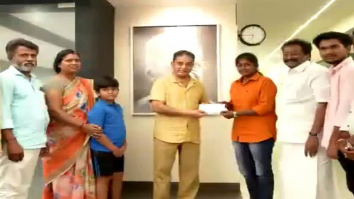 Kamal Haasan gifts car to woman driver