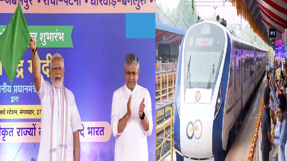 PM Modi flags off five Vande Bharat trains