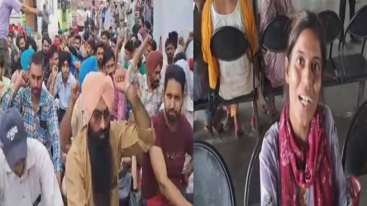 Ludhiana Chakka Jaam: Chakka jam of government buses across Punjab, women and elderly are suffering.