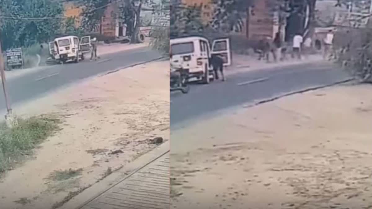 Nine youths riding a jeep collided with bike riders in Jalandhar