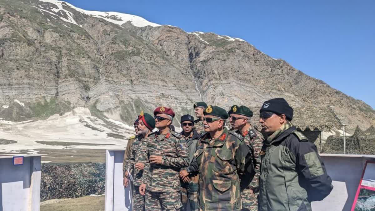 Lieutenant General Upendra Dwivedi had reviewed the route