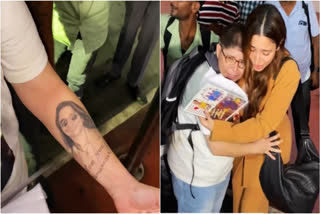 Tamannaah Bhatia gets emotional after fan shows tattoo of actor's face, watch