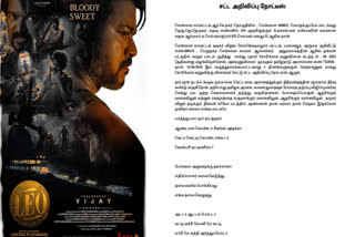 chennai social Activist rti selvam send legal notice to actor vijay violating tobacco laws his Leo movie song