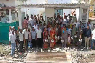 YCP leaders Demolished Water Plant