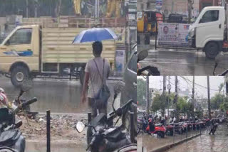 Rain in Many Places in Hyderabad