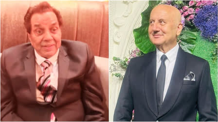 Anupam Kher shares Dharmendra's video as he recites poem on 'Maa' at Karan Deol's wedding