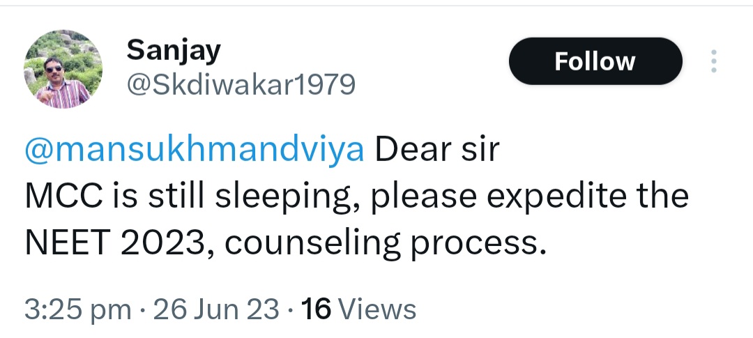 NEET UG 2023 Counselling delay