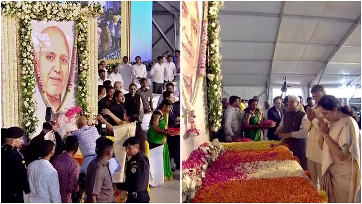 Family Members Attend Ramoji Rao Memorial Service