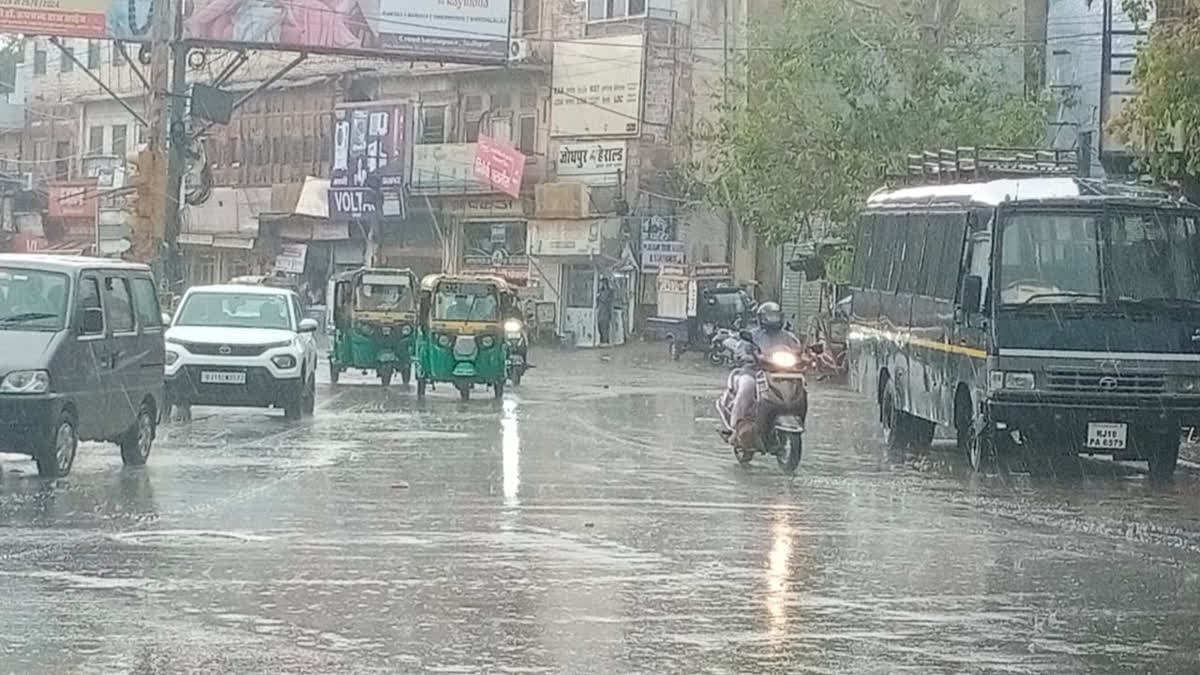 rain in Jodhpur