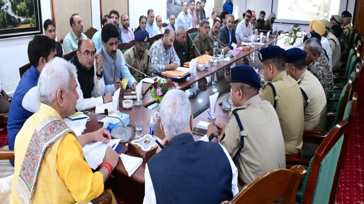 Lt. Governor Chairs Review Meeting for Shri Amarnath Ji Yatra