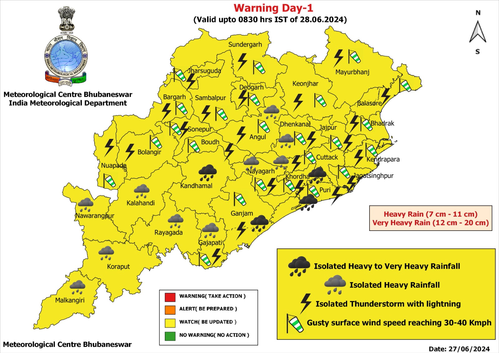 Heavy Rainfall In Odisha