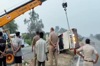 Road accident in Karnal