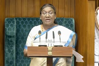 President Draupadi Murmu addressed the joint sitting of both the Houses of Parliament