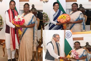 Odisha CM, 2 Deputies Meet President Droupadi Murmu In Delhi