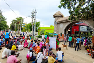 LAND OCCUPY IN BOLPUR