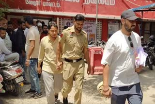 வசீமை கைது சென்று அழைத்து செல்லும் பஞ்சாப் போலீசார்
