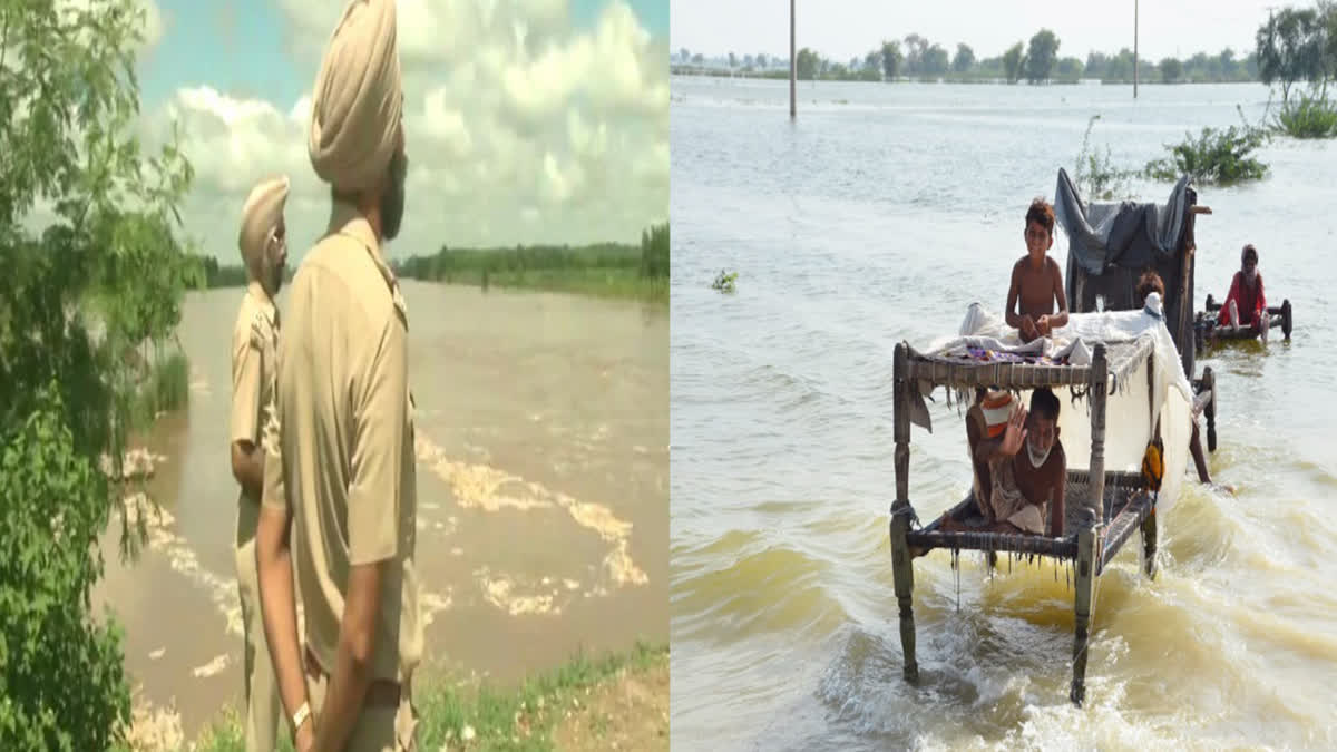 Indian citizen reached across the border after getting swept away in the water