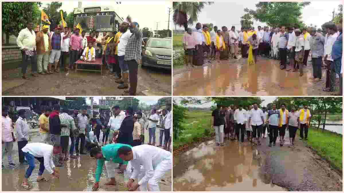 TDP Leaders Agitation