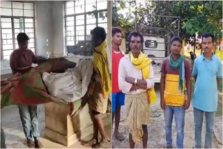 Wife beat husband to death in family dispute  ഭർത്താവിനെ അടിച്ചുകൊന്ന് ഭാര്യ  crime news  റാഞ്ചി  Gumla Jharkhand  Gumla crime news  സസ്‌തി ഉറൈൻ  Bishanpur