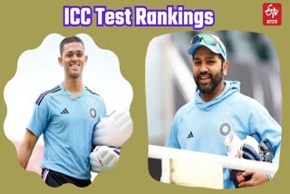 ICC Test Rankings  Yashasvi Jaiswal  Rohit Sharma