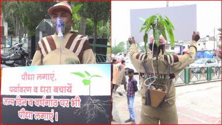 Man Promoting Environmental Protection in Una.