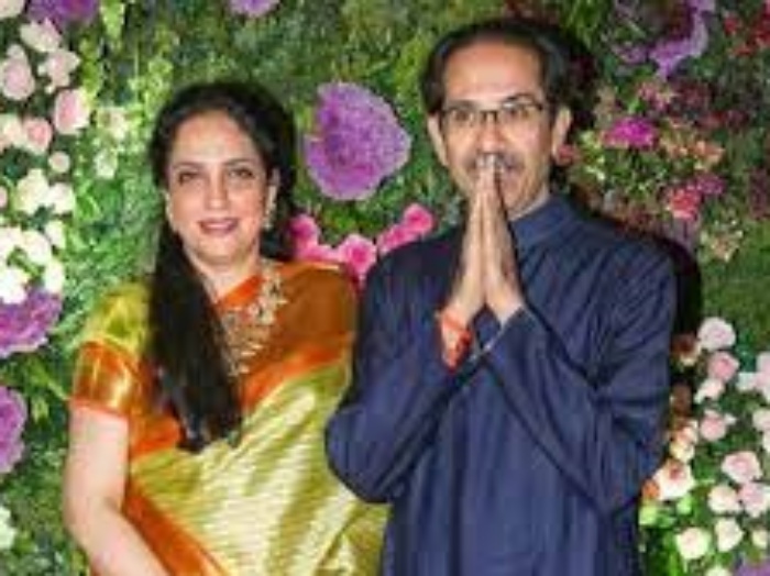 Rashmi and Uddhav Thackeray