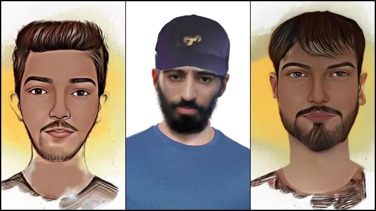 SKETCH OF 3 MILITANTS RELEASED