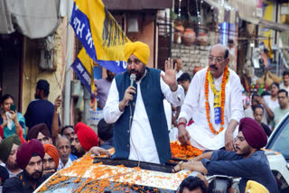Bhagwant Mann addressed the ongoing farmers' protest, condemning the BJP for barricading routes to Delhi and preventing farmers from voicing their demands. He recounted the hardships faced by farmers during previous protests and criticised Haryana's current governance.